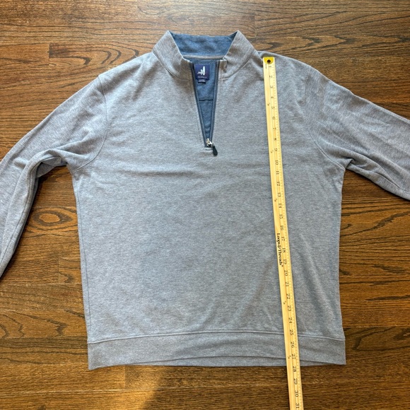Johnnie-O Quarter-Zip Lightweight Sweater Golf Tennis Preppy Size X-Large - Picture 5 of 7